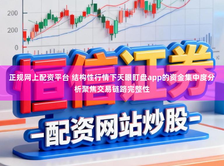 正规网上配资平台 结构性行情下天眼盯盘app的资金集中度分析聚焦交易链路完整性