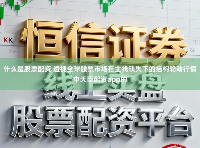 什么是股票配资 透视全球股票市场在主线缺失下的结构轮动行情中天臣配资app的